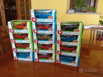 Lotto stock 13 modellini Bburago 1:43