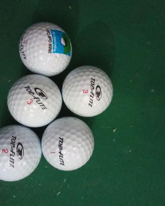Palline da golf marca TOP-FLITE, usate 25 pezzi