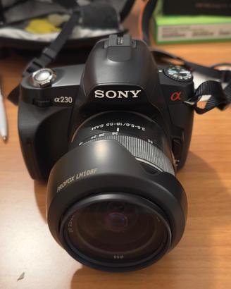 Fotocamera Sony Alpha 230 + obiett.18-55 e 70-300