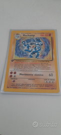 Carta pokemon machamp olografica prima edizione