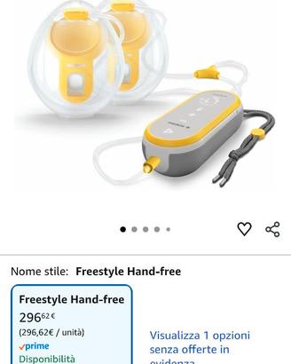 Tiralatte medela freestyle hands free