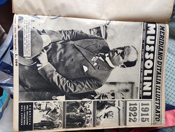 Meridiano d'Italia illustrato Mussolini 1951-'52
