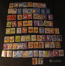 Lotto 81 Pokemon stickers Merlin collection 1999 