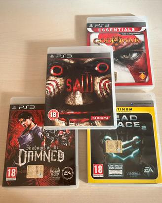 Giochi PS3: SAW + SHADOWS OF THE DAMNED + GOD OF..