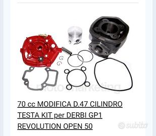 Modifica 70 cc per derbi gp1 revolution 50
