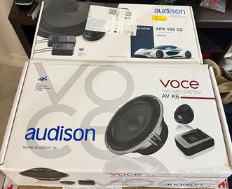 Audison Voce AV K6 + Prima APK 165 Ω2 – NUOVI
