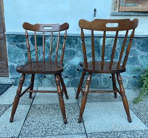 Sedie in legno vintage