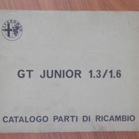 Alfa Romeo GT Junior - Catalogo Ricambio - 1972