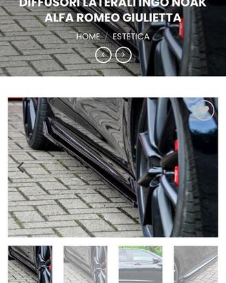 Diffusori minigonne INGO NOAK alfa romeo giulietta