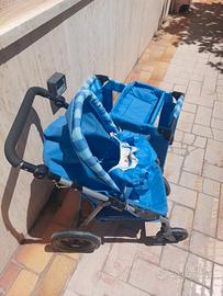 passeggino e box giocattolo 