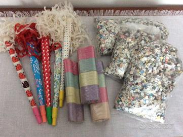 Coriandoli Trombette e Stelle filanti