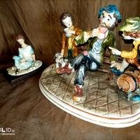 ceramica raffigurante bevitori + omaggio