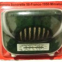 SONORA mod.Sonorette 50,Radio D'Epoca in miniatura
