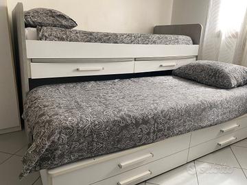 letto a cassettone 