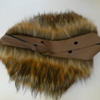 Obag accessorio in pelliccia ecologica nuovo
