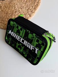 Astuccio Minecraft 3 zip 3 scomparti usato