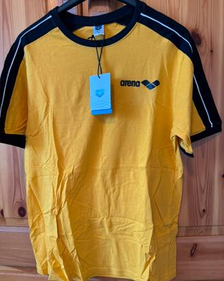 shirt sportiva Arena Team Panel Giallo/Nero