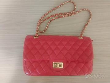 BORSETTA IN PELLE ROSSA