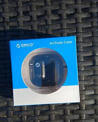 Custodia nera  airpods 4" generazione