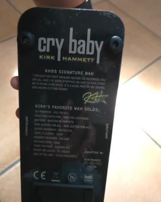 Cry Baby Kirk Hammett