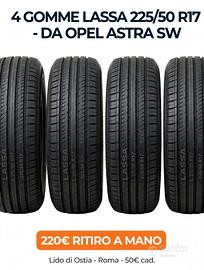 4 Pneumatici Estivi LASSA 225/50 R17 98Y - 4000km