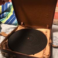17 dischi in vinile 78 giri + valigetta originale