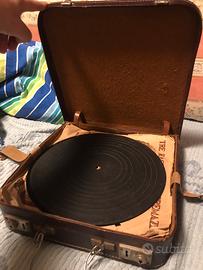 17 dischi in vinile 78 giri + valigetta originale