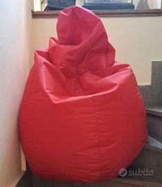 POLTRONA A SACCO ROSSA