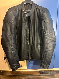 Giacca moto MyRide CLASSIC LEATHER NERO taglia 58