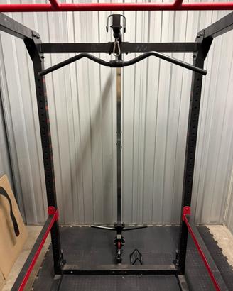Rack palestra con cavo alto e basso