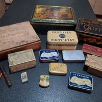 scatole latta vintage francesi 