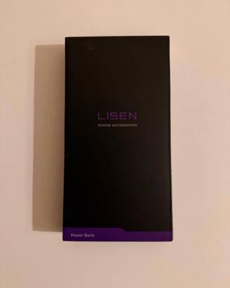 Powerbank Lisen 10000 mha ultraslim grigio