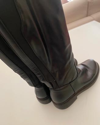 Stivale biker nero