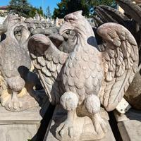 Statua Aquila in cemento e polvere di marmo
