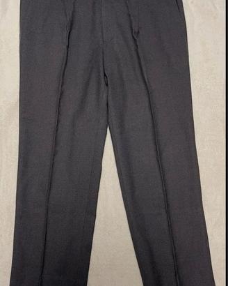 pantaloni da abito burberry grigio scuro
