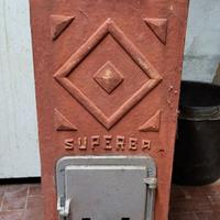 Stufa a legna in terracotta
