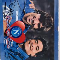 autografo MARADONA e lavezzi