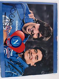 autografo MARADONA e lavezzi