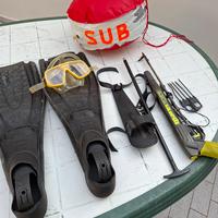 attrezzature pesca sub