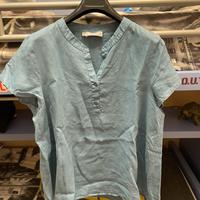 Camicia in lino donna Blue Rose