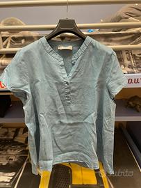 Camicia in lino donna Blue Rose