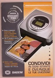 Sagem Photo Easy 150 Personal Printer Catalogo