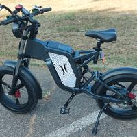 BICICLETTA ELETTRICA FAT BIKE BATTERIA PEDALATA