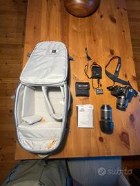 Canon EOS 2000D + EFS 18-55mm + EFS 55-250mm