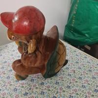  tartaruga in legno  