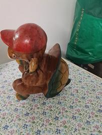  tartaruga in legno  