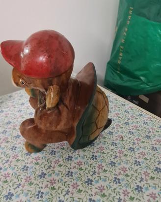  tartaruga in legno  