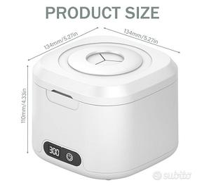 Dispositivo di pulizia ultrasuoni 700ml