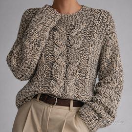 Maglione vintage dazzling net misto lana