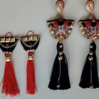 Set di 2 paia di orecchini siciliani 